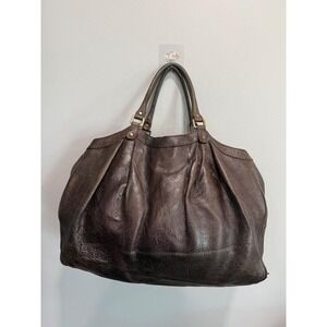 Gucci Sukey Large Tote Brown Guccissima Leather Shoulder Bag 211944 Italy